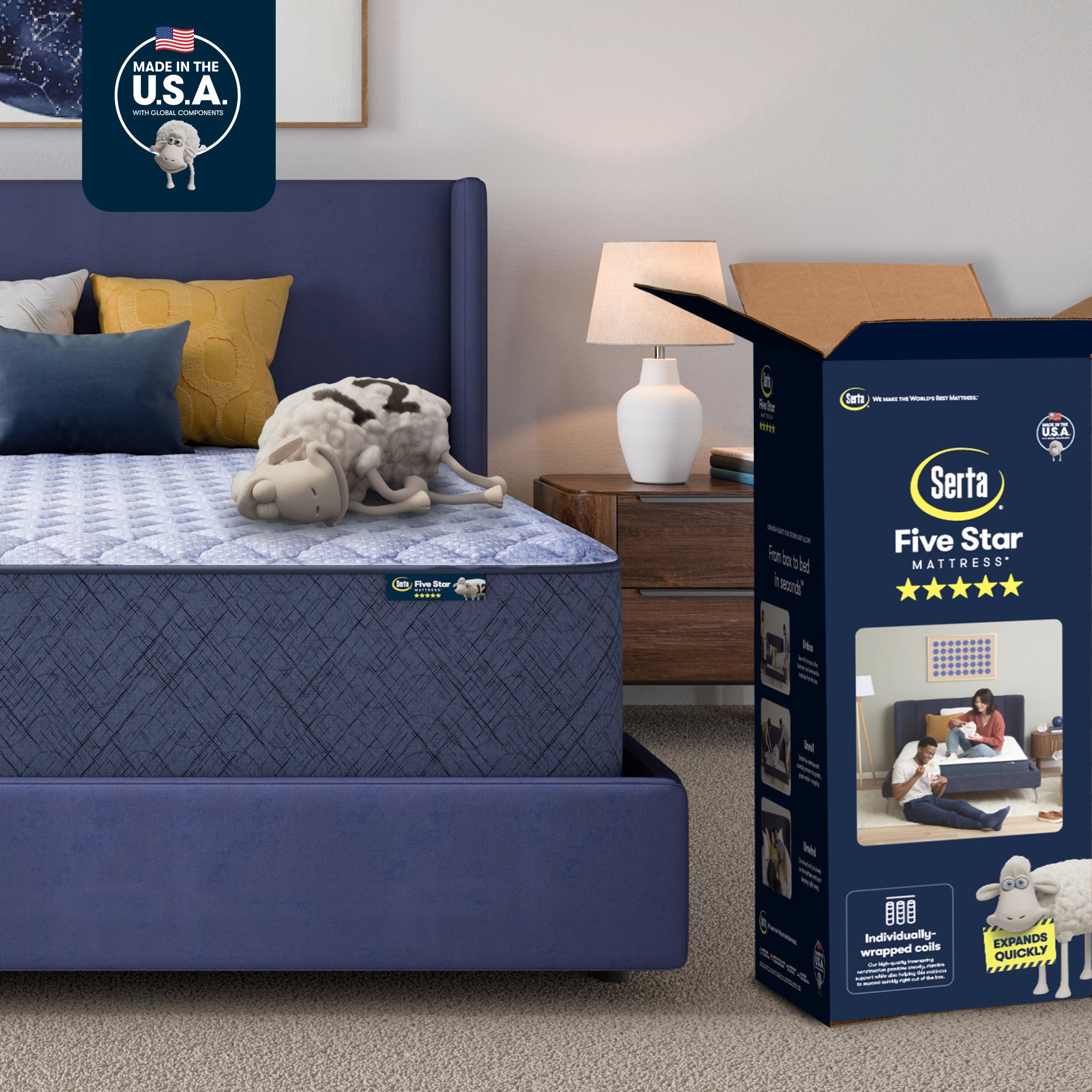 Serta Five Star Mattress - 14" Firm - 14" Firm / Queen 5009400211050