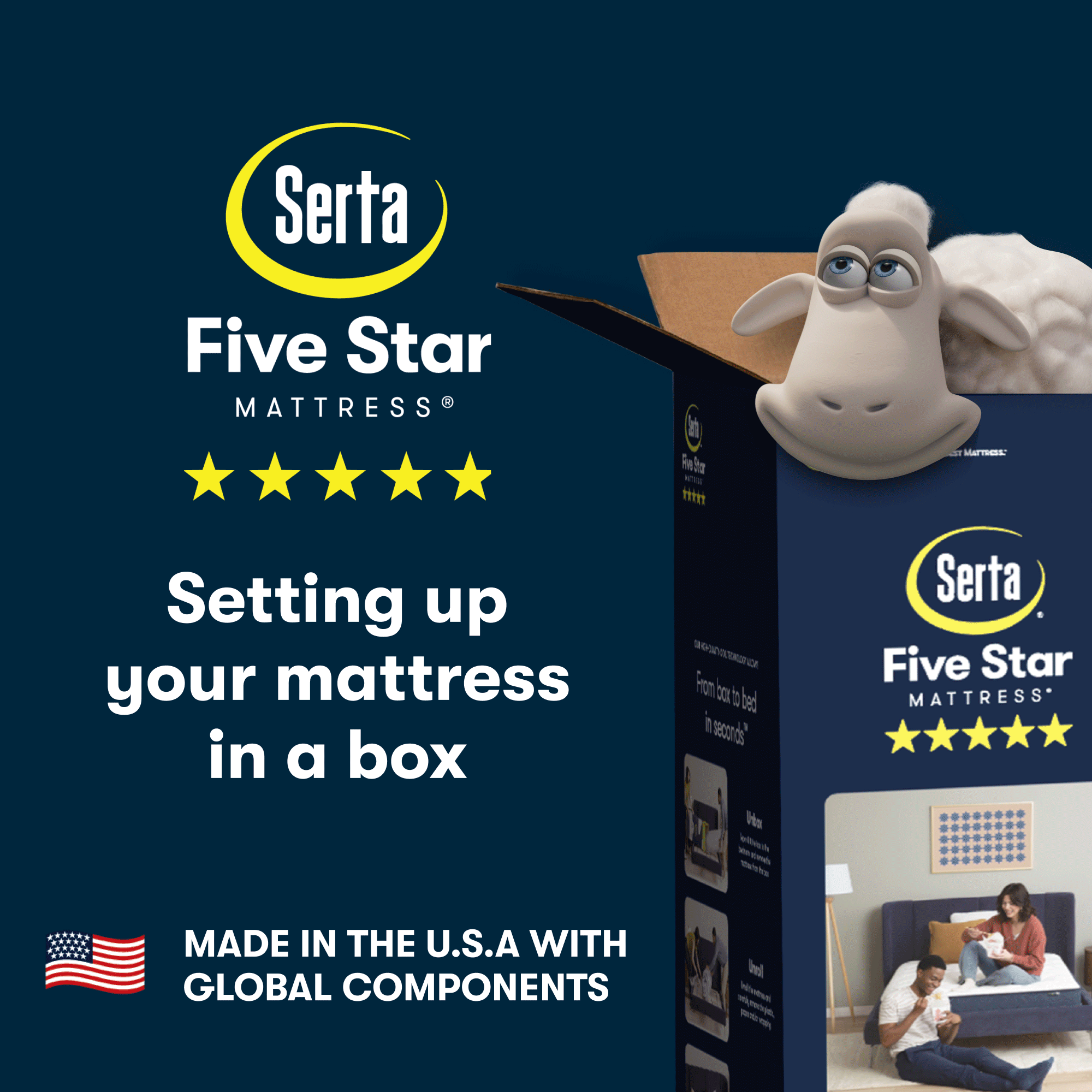 Serta Five Star Mattress - 14" Plush - 14" Plush / King 5009400221060