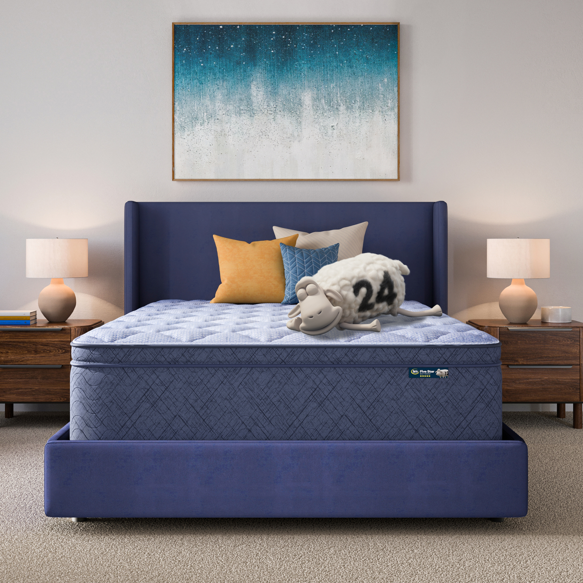 Serta Perfect Day 16" Plush Pillow Top Mattress in a Box -King 5009403131060