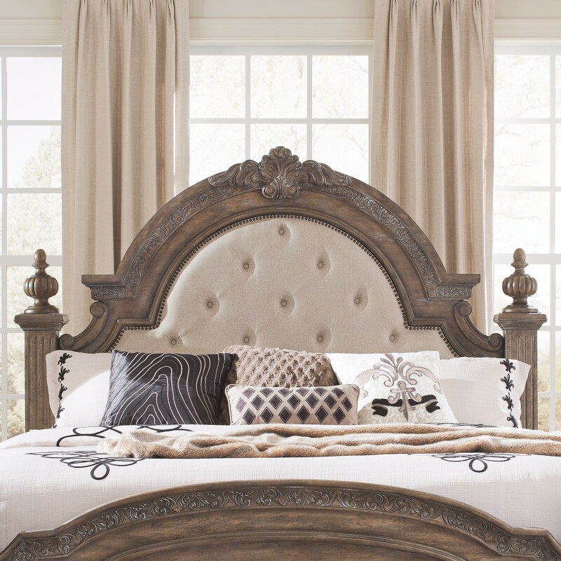 Carlisle Court Queen Uph Poster Headboard 502BR01HU