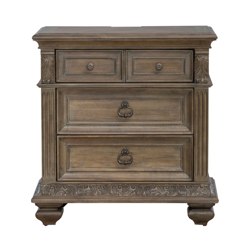 Carlisle Court Bedside Chest w/ Charging Station 502BR62