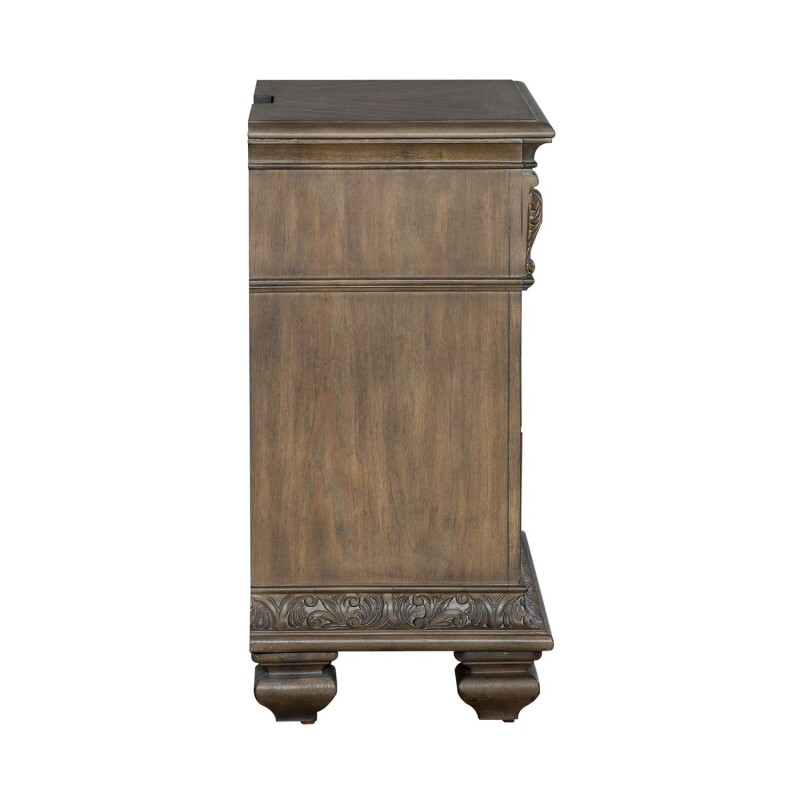 Carlisle Court Bedside Chest w/ Charging Station 502BR62