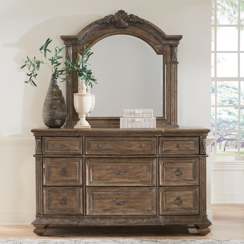 Carlisle Court Opt Dresser & Mirror 502BRODM