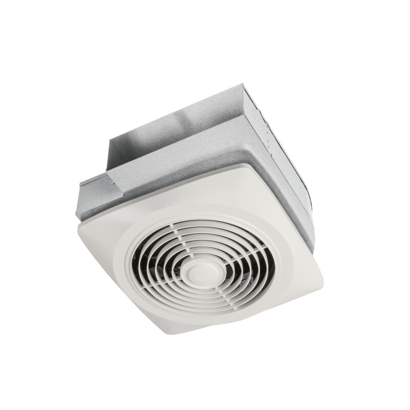 8-Inch, 160 CFM Side Discharge Ventilation Fan with Square Plastic Grille, 5.0 Sones 503