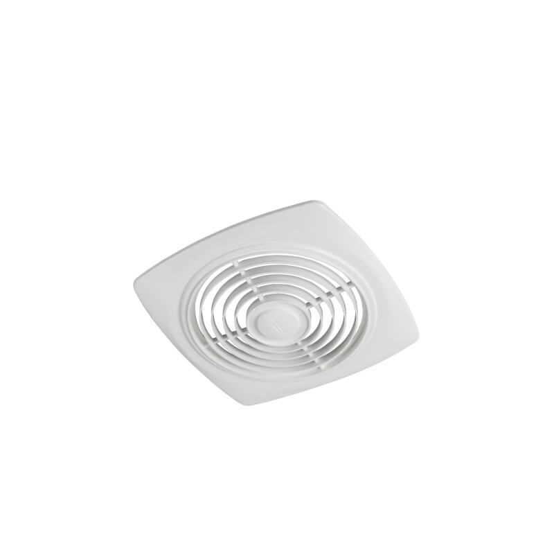 8-Inch, 160 CFM Side Discharge Ventilation Fan with Square Plastic Grille, 5.0 Sones 503