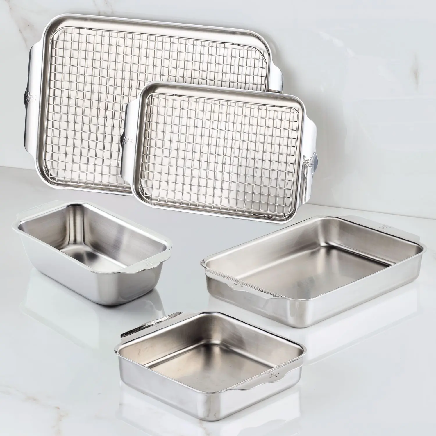 OvenBond Tri-ply Gourmet Essentials Stainless Steel 7-piece Set 50421