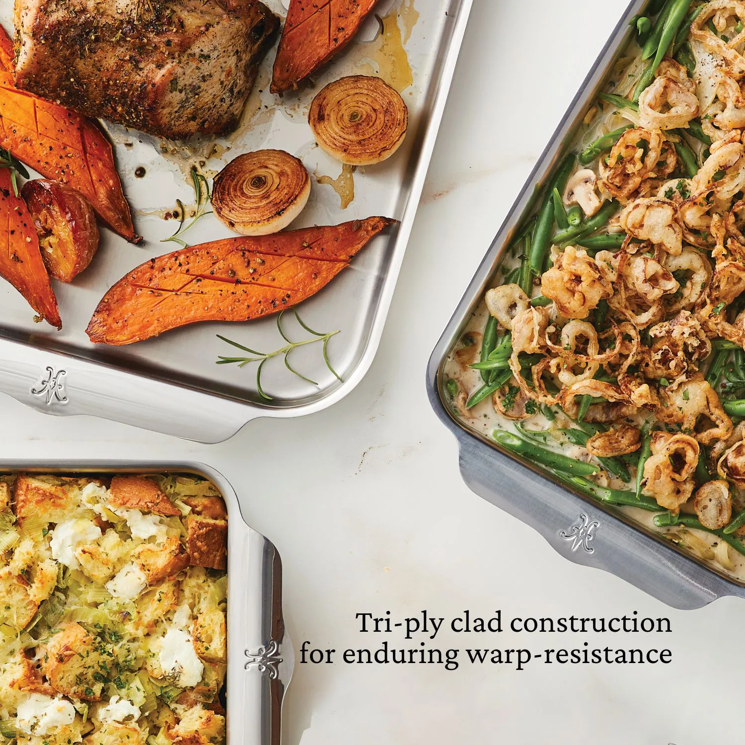 OvenBond Tri-ply Gourmet Essentials Stainless Steel 7-piece Set 50421