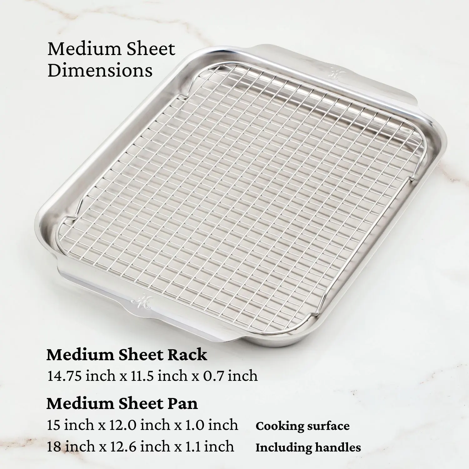OvenBond Tri-ply Gourmet Essentials Stainless Steel 7-piece Set 50421