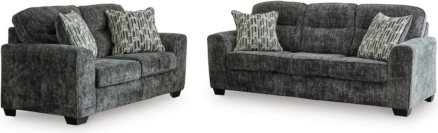 Lonoke Living Room Set In Gunmetal 50504U1