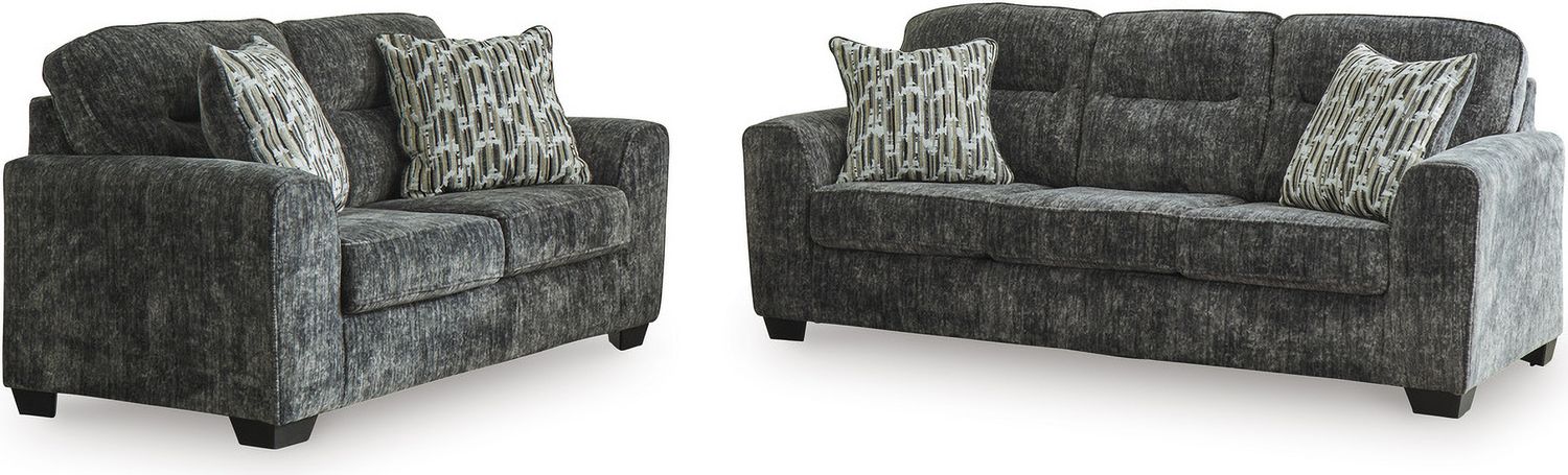 Lonoke Living Room Set In Gunmetal 50504U1