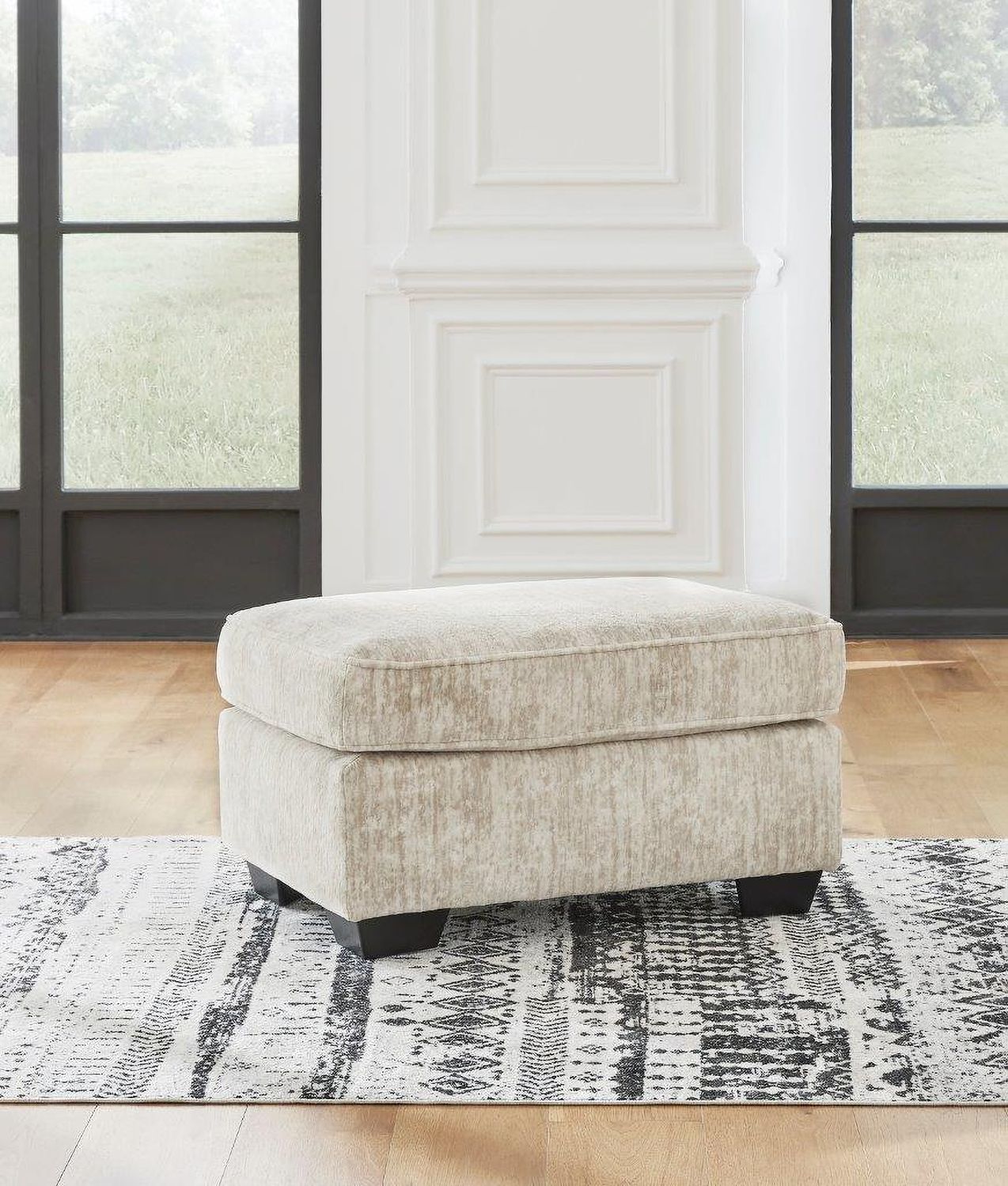 Lonoke Ottoman In Parchment 5050514