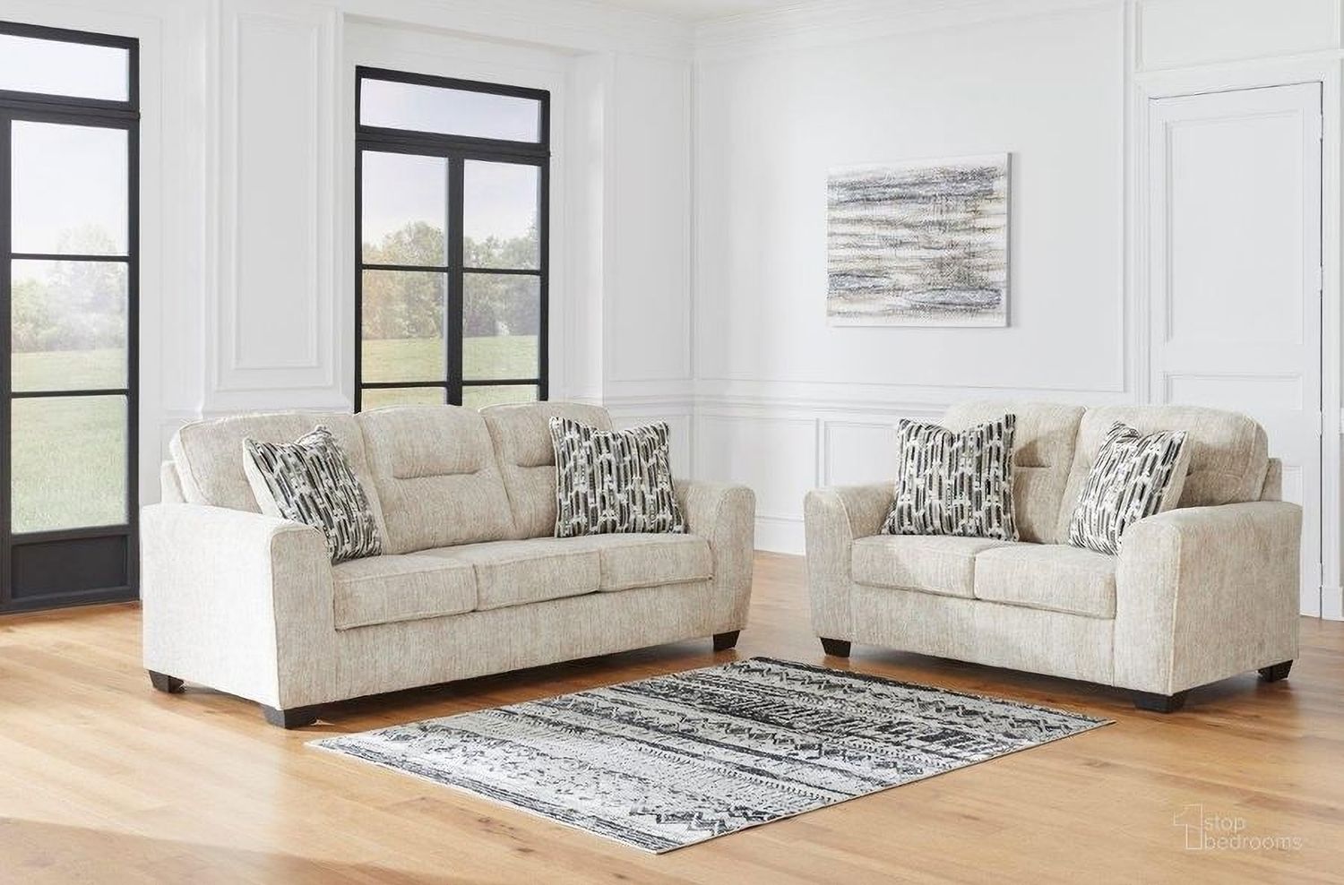 Lonoke Living Room Set In Parchment 50505U1
