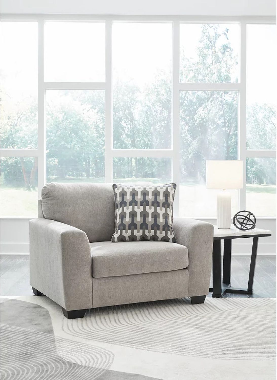 Avenal Park Oversized Chair In Flannel 5080523
