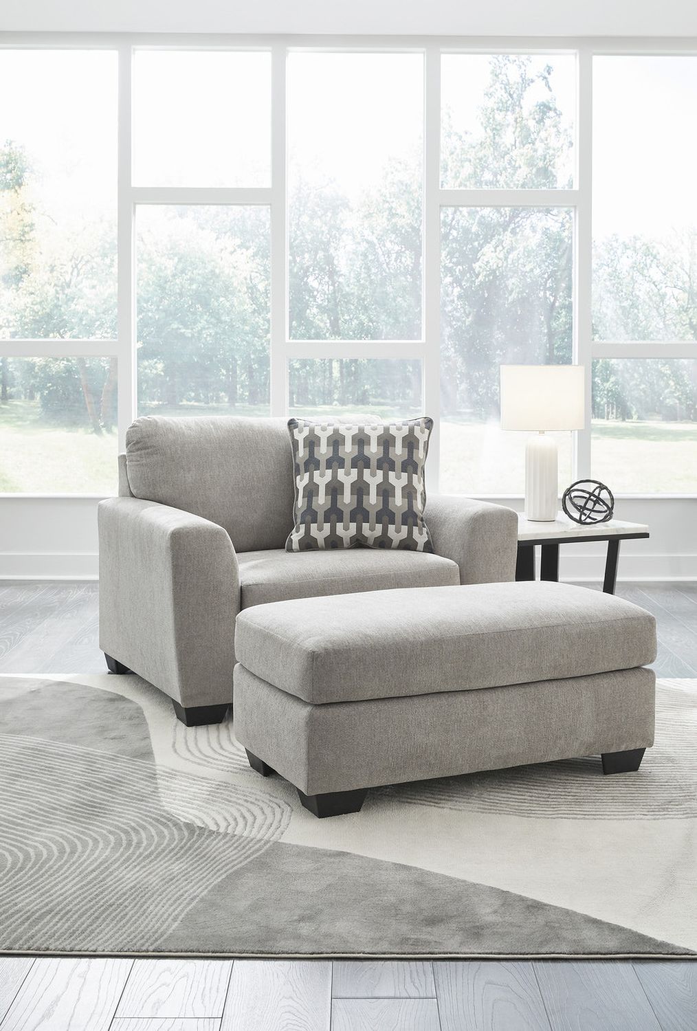 Avenal Park Oversized Chair In Flannel 5080523