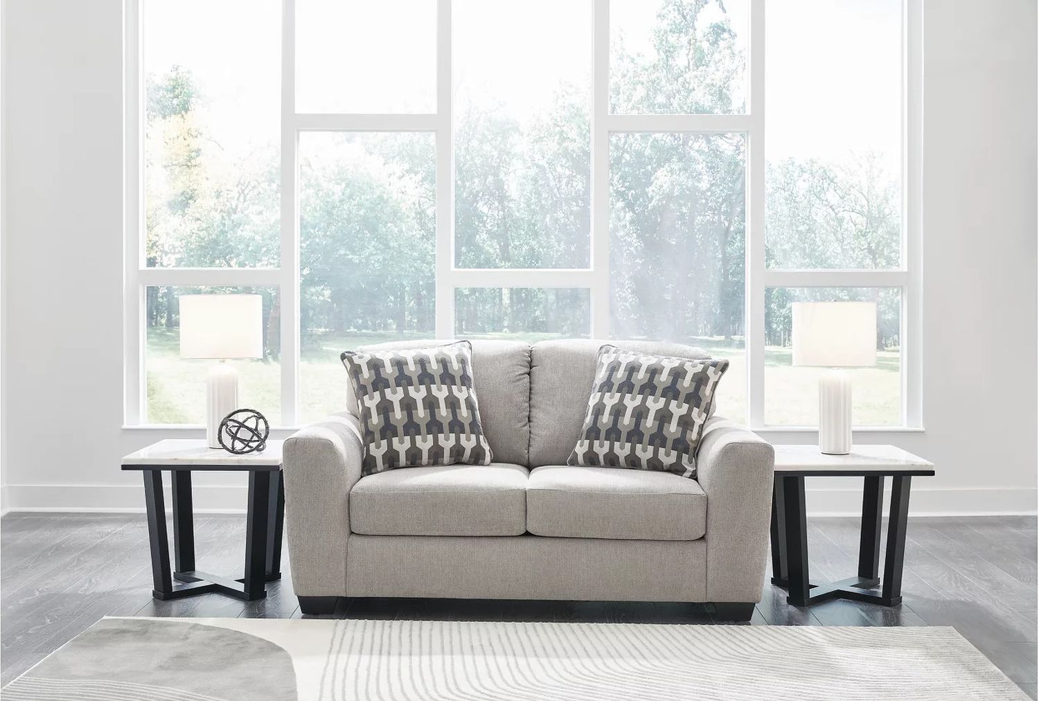 Avenal Park Loveseat In Flannel 5080535
