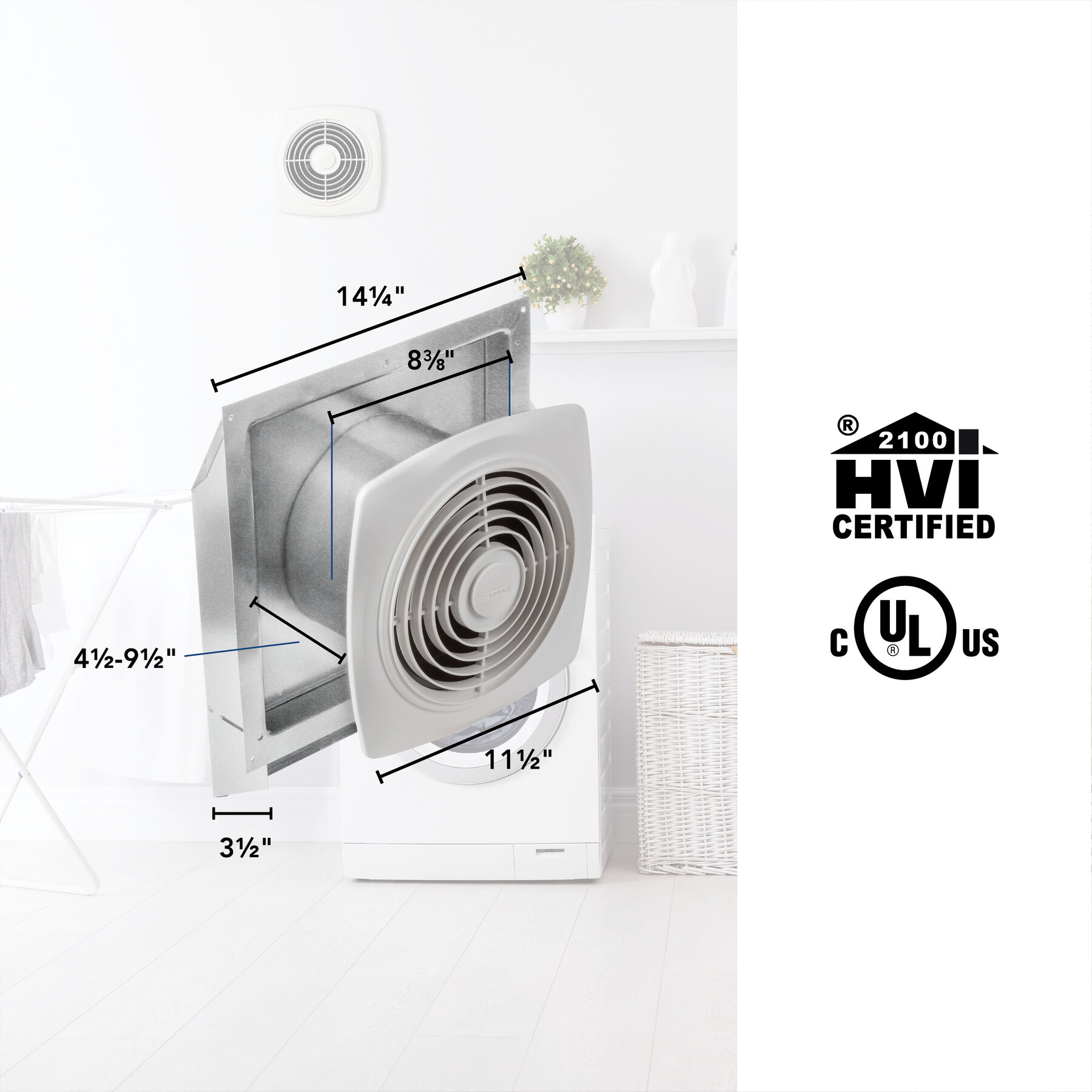 200 CFM Through-Wall Ventilation Fan 509