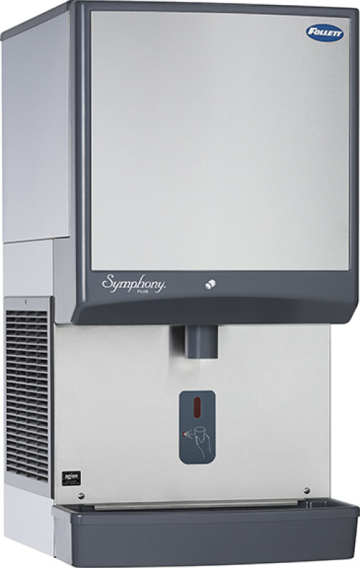 Symphony Plus 50ci414w-si Ice-only Countertop Dispenser With Sensorsafe Infrared Dispense 50 Lbs Of Chewblet Nugget Ice And Produces Up To 425 Lbs Daily 50CI414WSI