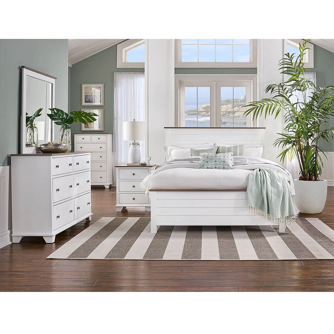 Portland Shiplap Queen Headboard - 51198 51198