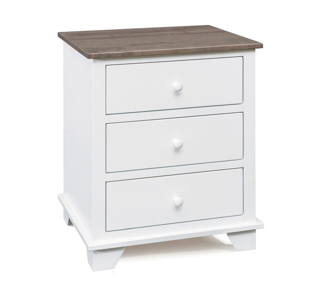 Portland 3 Drawer Nightstand - 51231DSW 51231DSW