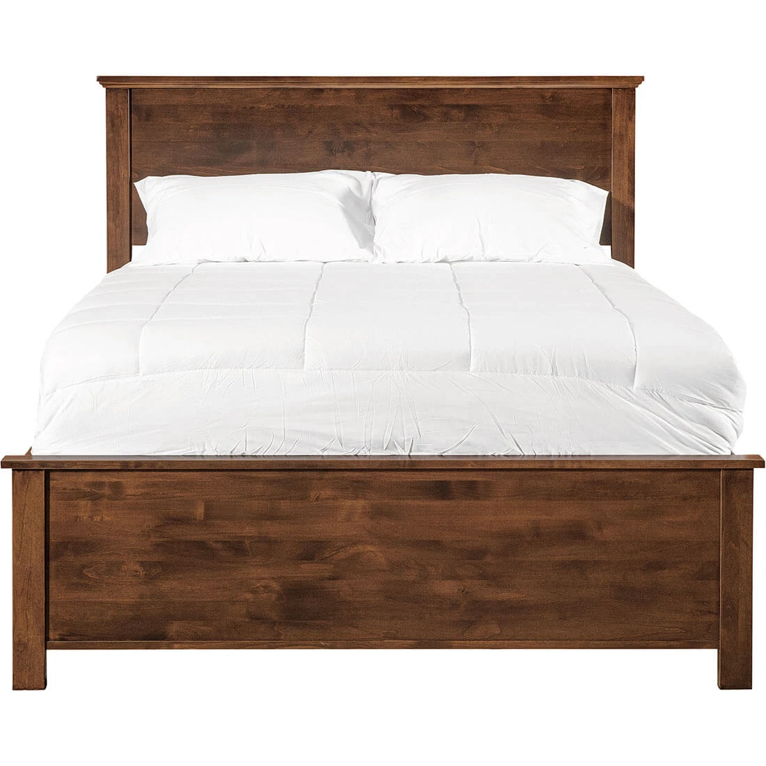 Portland Plank Queen Bed - Storage Pedestals - 51298 51298