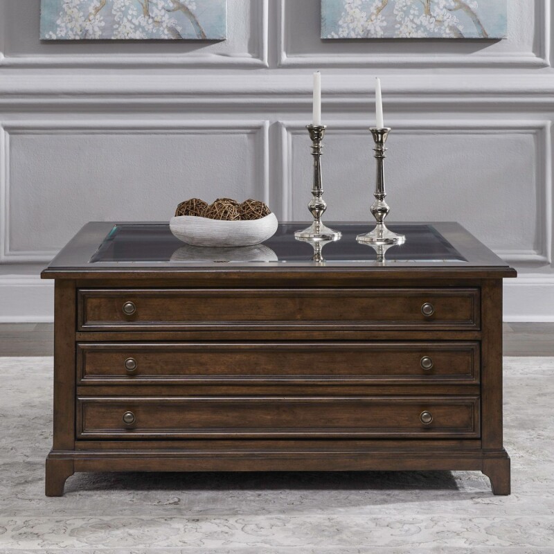 Arden Road Square Collector Cocktail Table 512OT1011