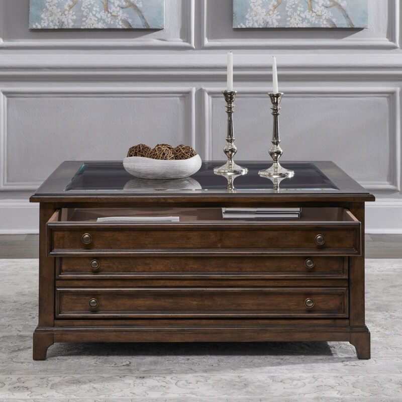 Arden Road Square Collector Cocktail Table 512OT1011