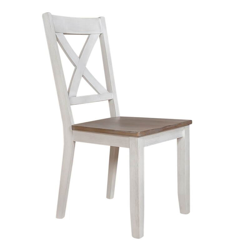 Lakeshore X Back Side Chair- White (RTA) 519WHC3000S