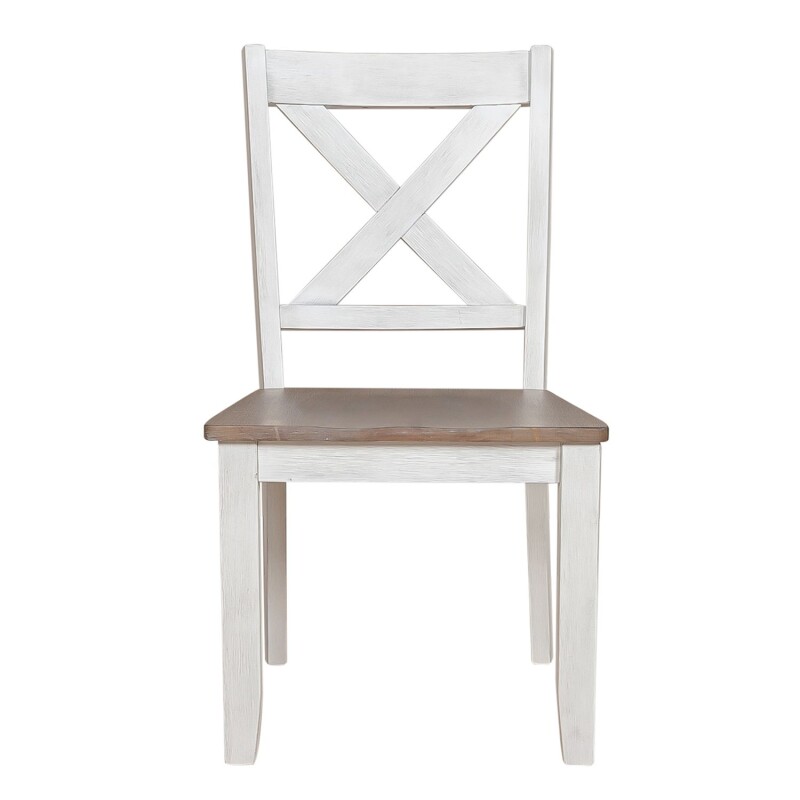 Lakeshore X Back Side Chair- White (RTA) 519WHC3000S
