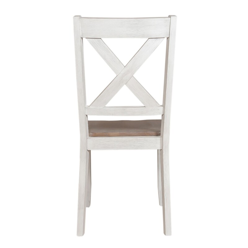 Lakeshore X Back Side Chair- White (RTA) 519WHC3000S