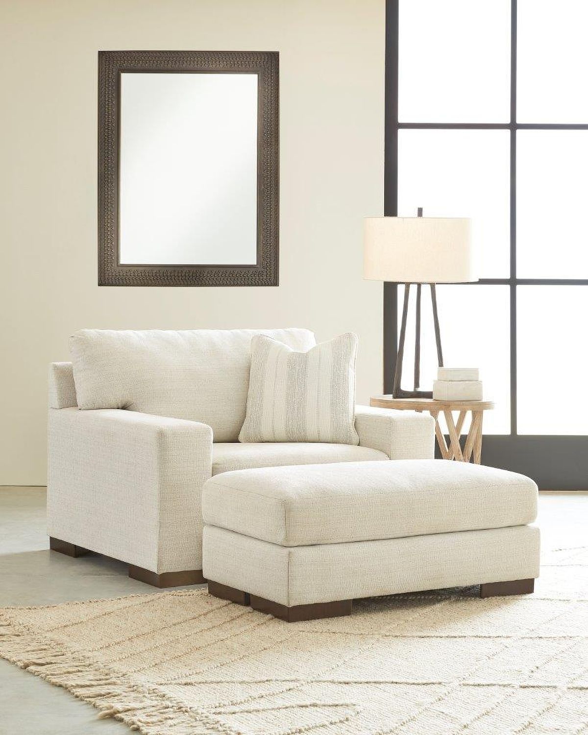 Maggie Oversized Chair In Birch 5200323