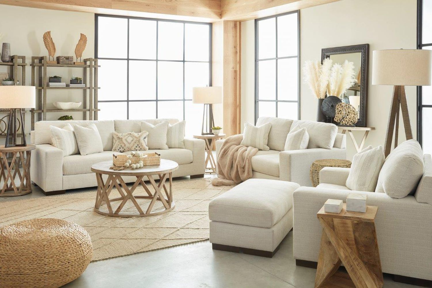 Maggie Oversized Chair In Birch 5200323