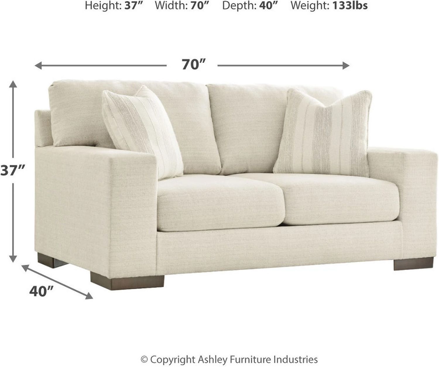 Maggie Loveseat In Birch 5200335