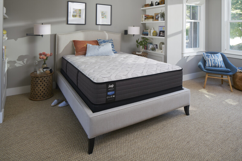 Sealy Response Opportune Cushion Firm Tight Top Split King Grey 52062032 Picture 1