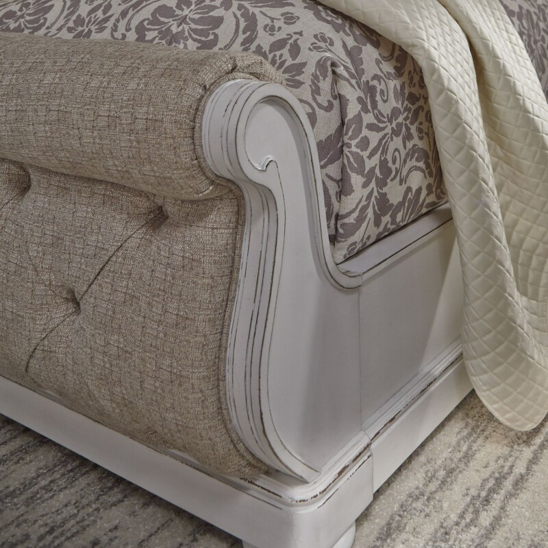 Abbey Park King Uph Sleigh Footboard 520BR22FU