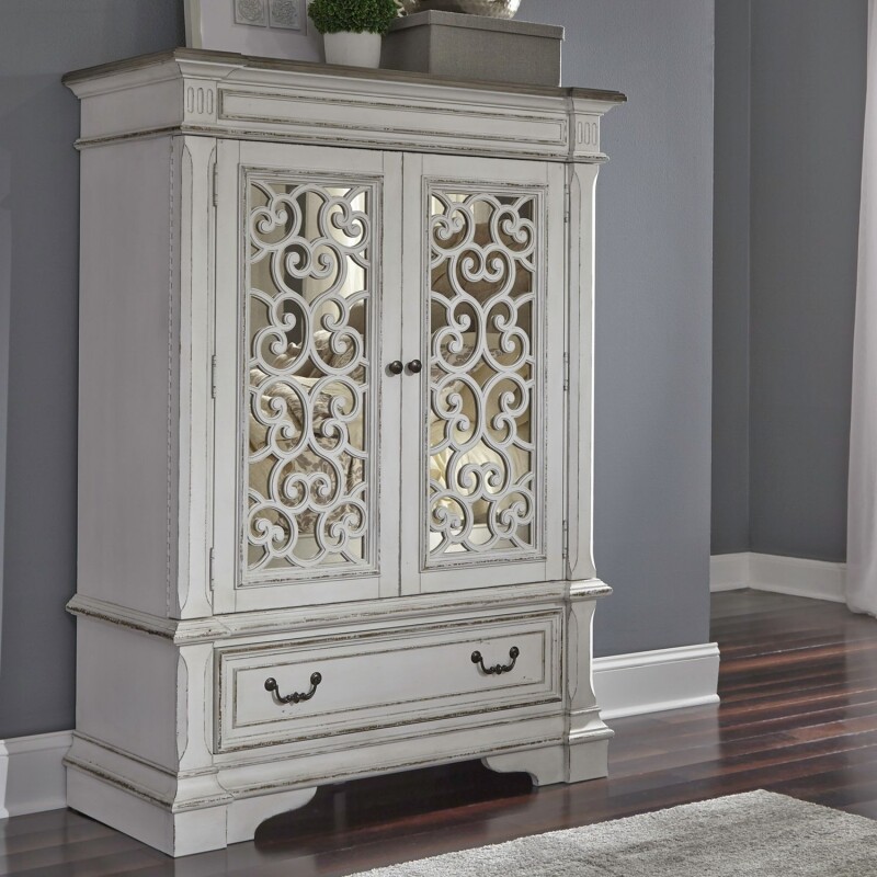 Abbey Park Mirrored Door Chest 520BR42