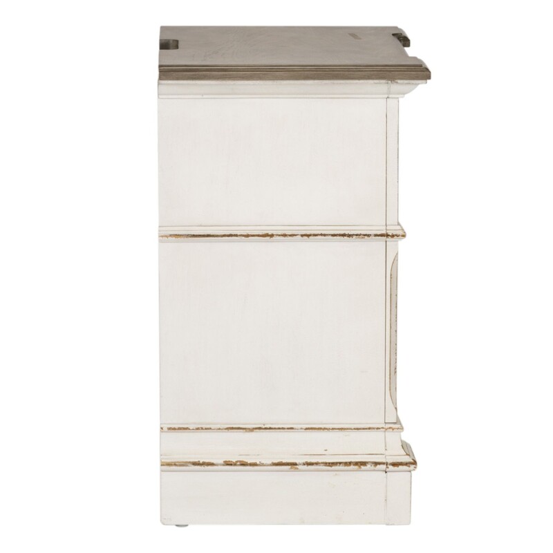 Abbey Park 2 Drawer Night Stand w/ Charging Station 520BR61