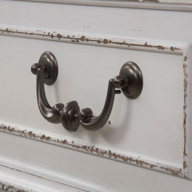 Abbey Park King California Panel Bed, Dresser & Mirror, Chest 520BRCPBDMC