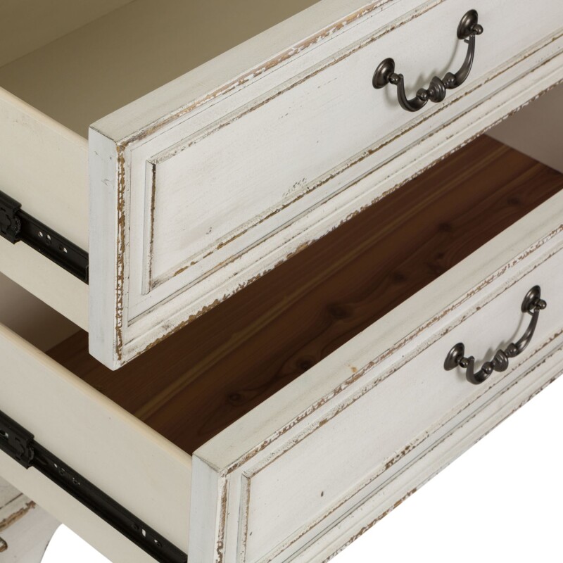 Abbey Park King California Sleigh Bed, Dresser & Mirror, Night Stand 520BRCSLDMN