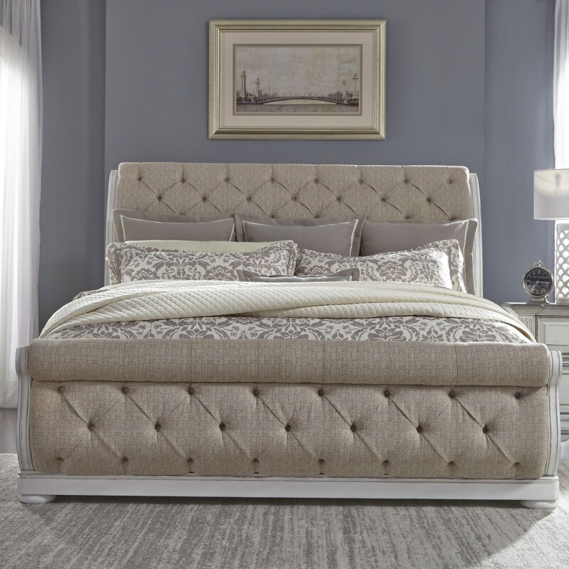 Abbey Park King Uph Sleigh Bed 520BRKUSL