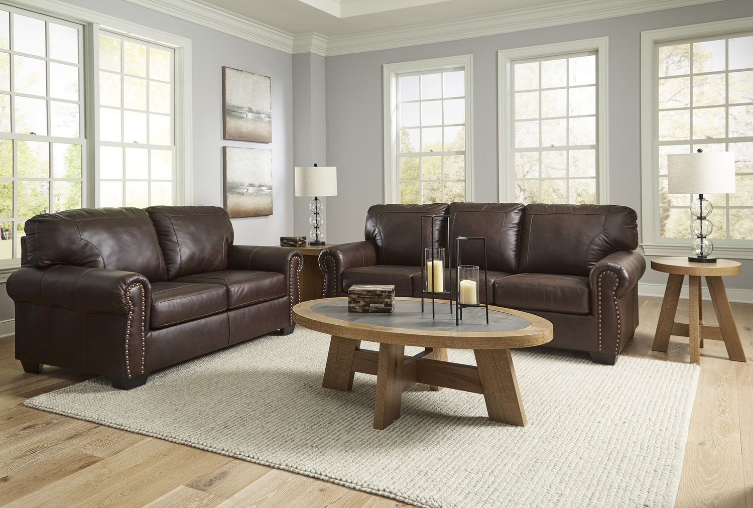 Colleton Loveseat In Dark Brown 5210735
