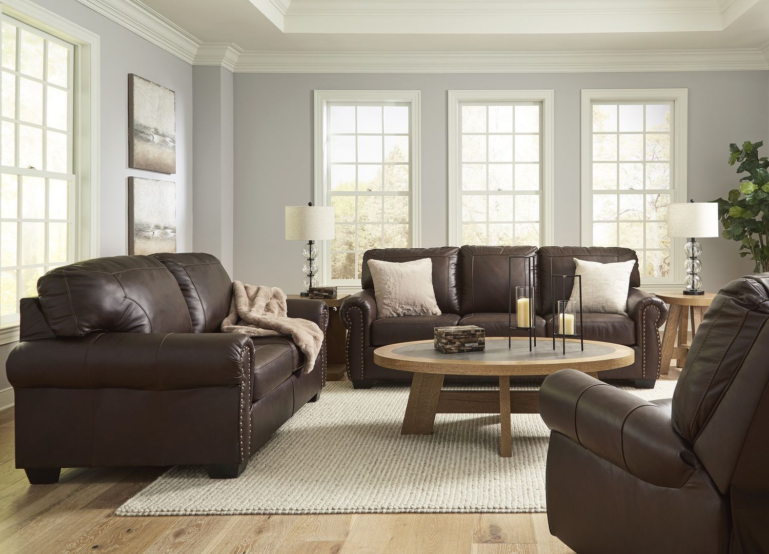 Colleton Loveseat In Dark Brown 5210735
