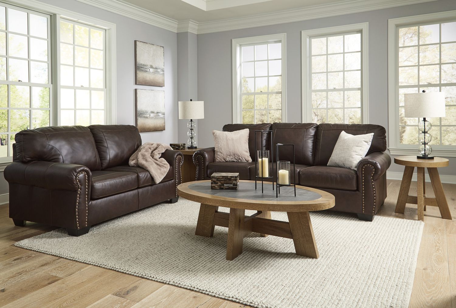 Colleton Sofa In Dark Brown 5210738