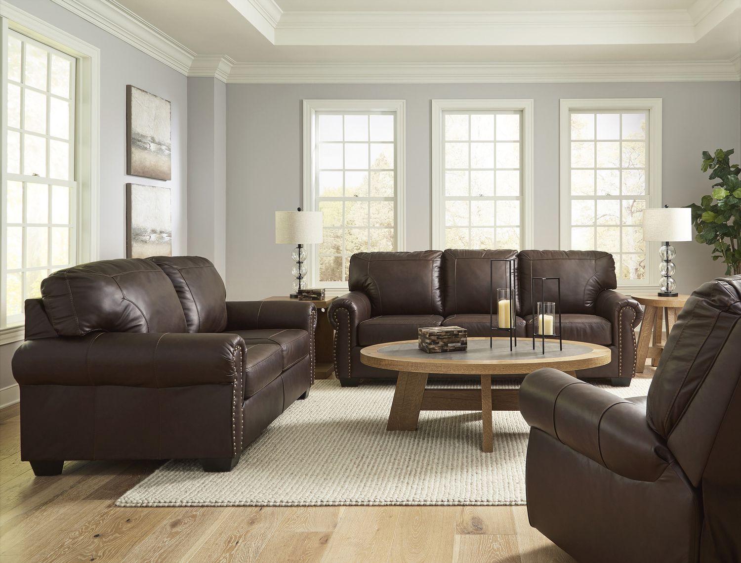 Colleton Sofa In Dark Brown 5210738