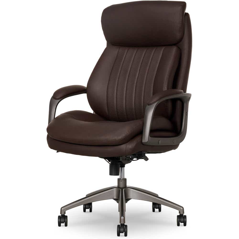 Nova Executive Leather Office Chair, Brown - 52372-BRN 52372BRN