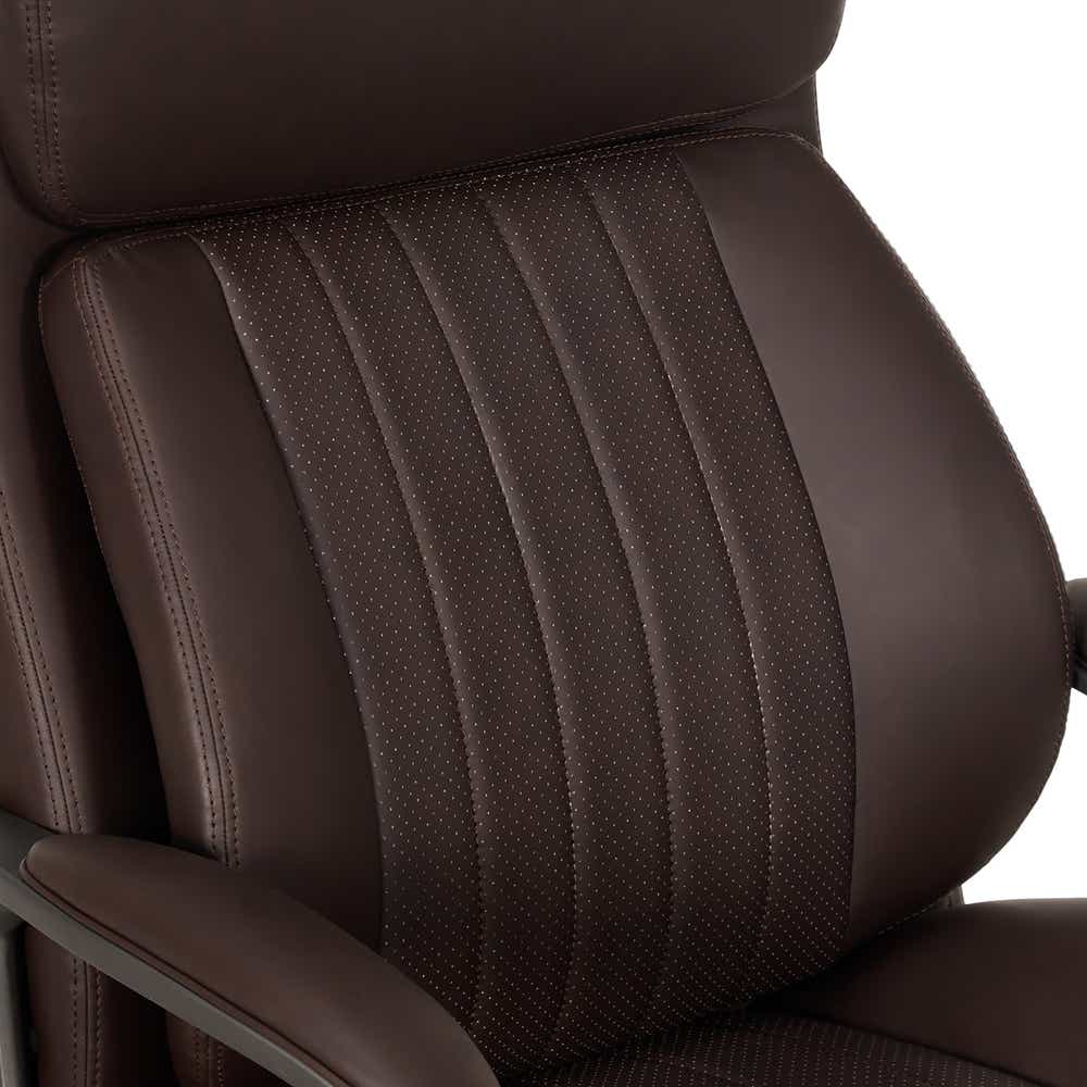Nova Executive Leather Office Chair, Brown - 52372-BRN 52372BRN