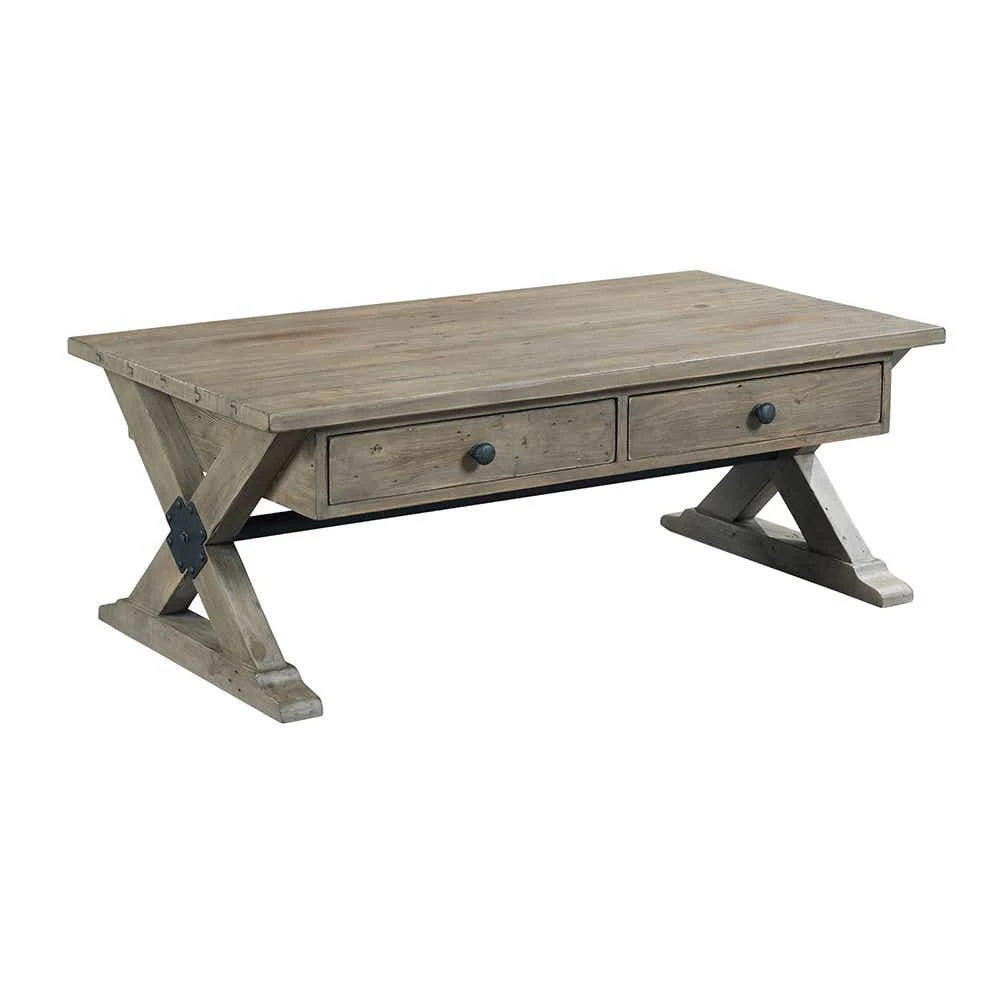 Reclamation Place Trestle Rectangular Cocktail Table 523910