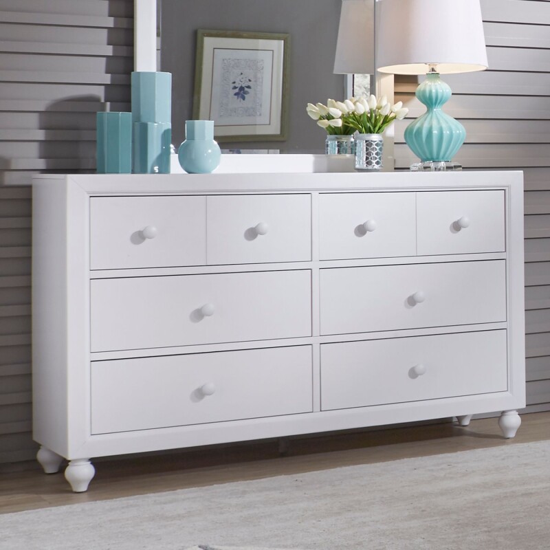 Cottage View 6 Drawer Dresser 523BR30