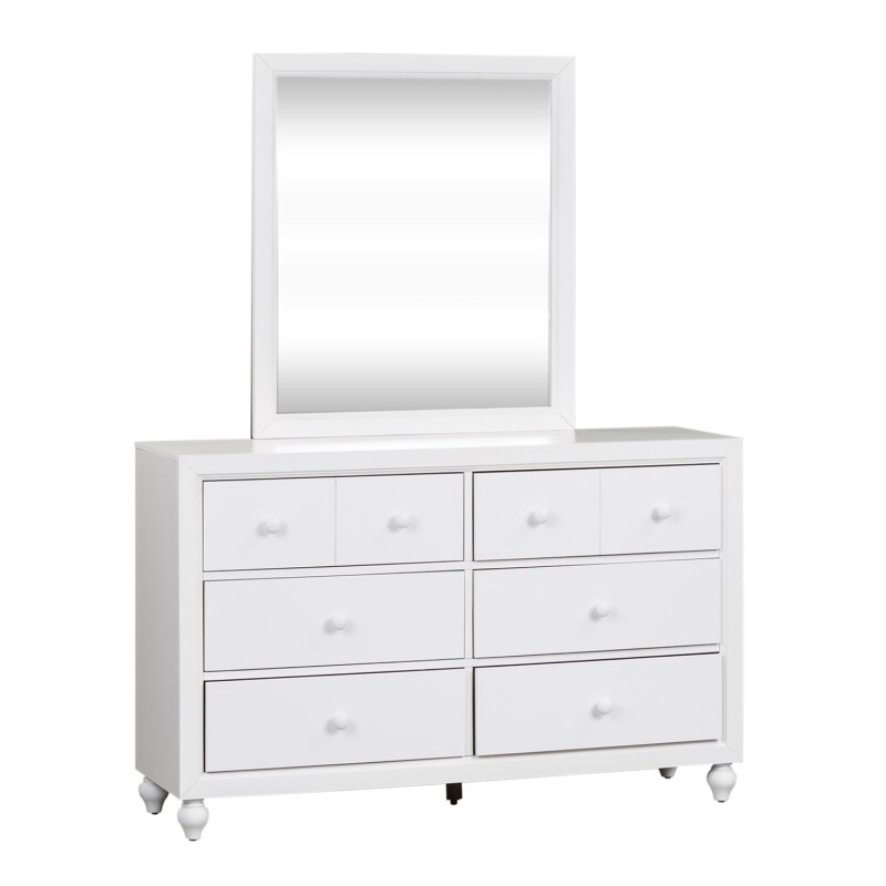Cottage View Dresser & Mirror 523YBRDM