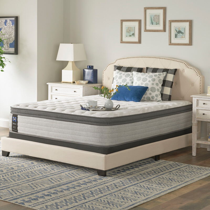 Summer Rose Soft Euro Pillow Top Split King / Cal King 52777132