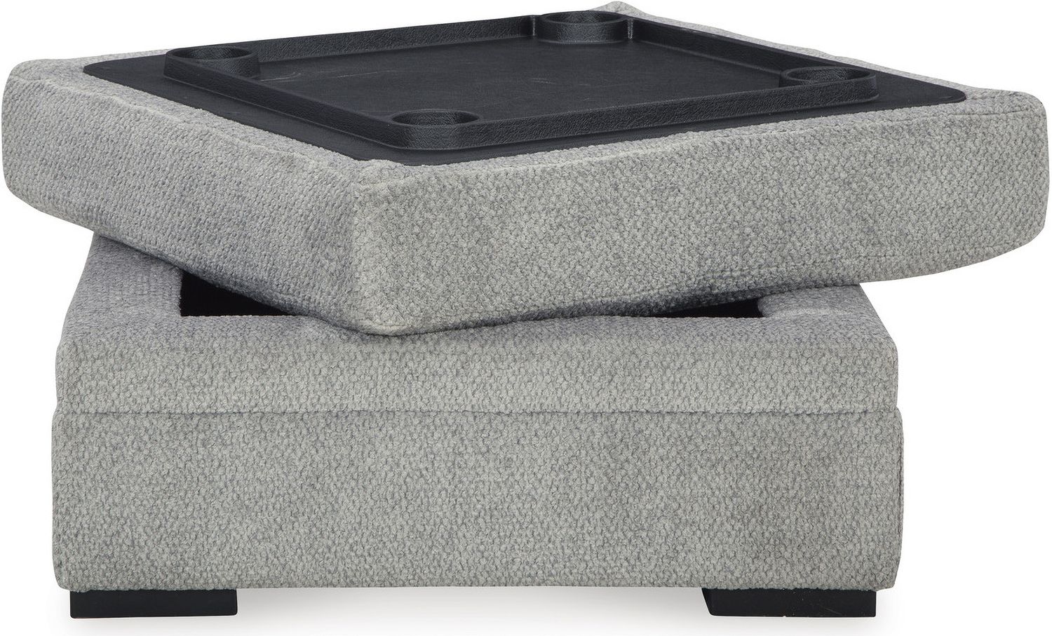 Casselbury Ottoman With Storage In Cement 5290611